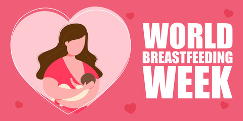 Vector illustration for World Breastfeeding Week