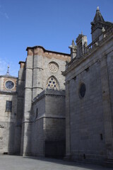 Fototapeta na wymiar Architectonic heritage in Avila, Spain
