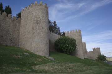 Fototapeta na wymiar Wall of Avila, Spain