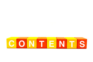 コンテンツ 文字イメージ