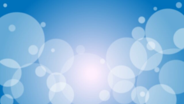 sparkling or twinkle blue shiny bubbles abstract background.