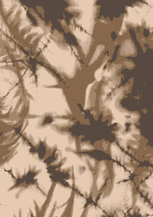 Pattern textured print on plain base