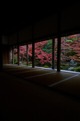 Fototapeta na wymiar View from Rengeji Temple in Kyoto, Japan 