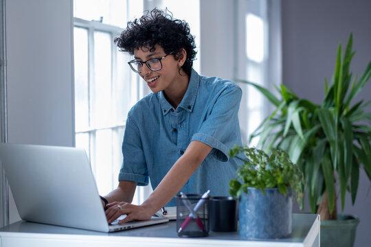 Young Woman Working In Office