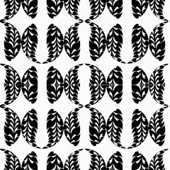 geometric pattern boho ethnic pattern white and black tones Designed for wallpapers, garments, shawls, batik, fabrics, embroidered patterns, scarves, ethnic theme vector illustrations.