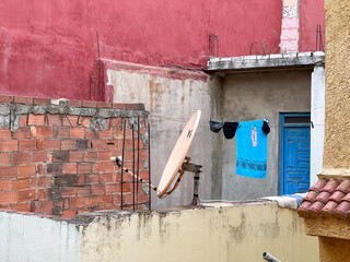 Satellite dish on the roof