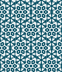 Fototapeta premium Abstract geometric pattern. Seamless vector background. Graphic modern texture.