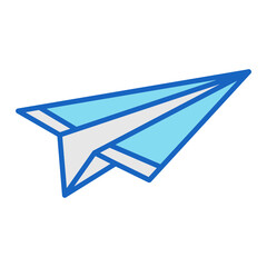 Fototapeta premium Paper Plane Icon