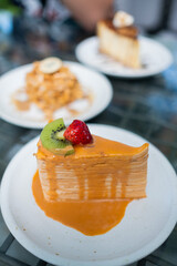  cake on table, dessert, relax time
