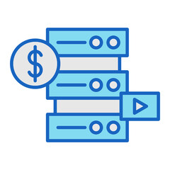 Fototapeta premium Hosting Services Icon