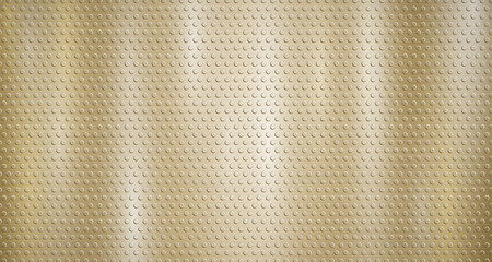 Abstract metallic background in golden colors with highlights and a texture of small voluminous convex circles