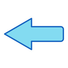 Left straight arrow Icon