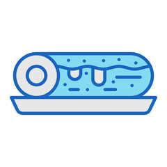 Fototapeta premium Roll cake Icon