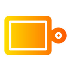 cutting board gradient icon