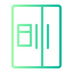 fridge gradient icon