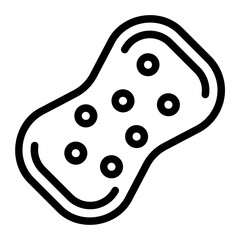 sponge line icon