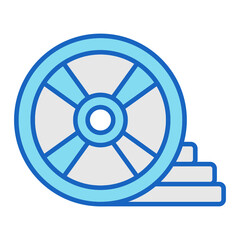Fototapeta premium Weight plates Icon