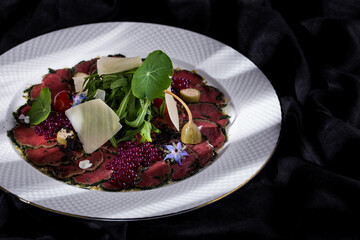 Veal carpaccio