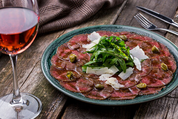Veal carpaccio