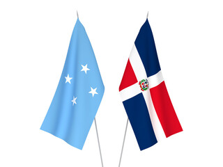 Federated States of Micronesia and Dominican Republic flags
