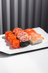 Gunkan and sushi assorted