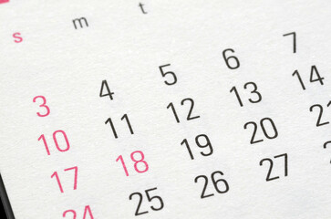 Obraz premium カレンダー