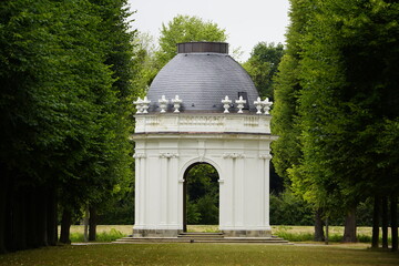Corner pavilions by French architect Charles-Louis Remy de la Fosse, Herrenhausen Gardens. Hanover, Germany.