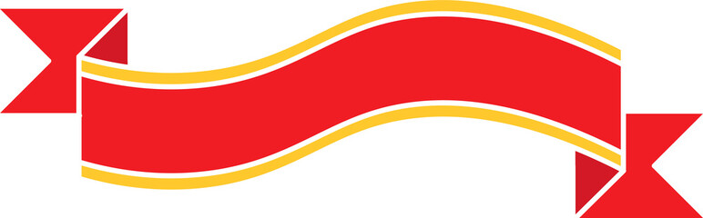 ribbon vector design illustration isolated on white background 