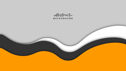 Abstract papercut style background