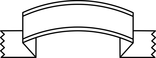 ribbon vector design illustration isolated on white background 