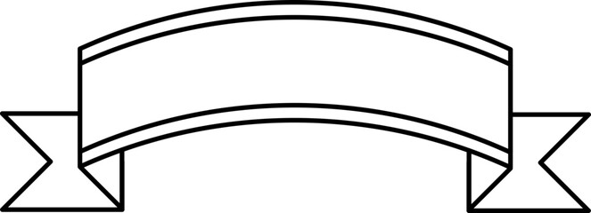 ribbon vector design illustration isolated on white background 