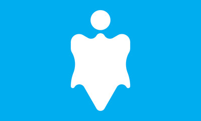 Man vector logo template, man icon design