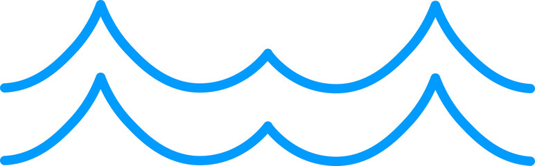 wave vector design illustration isolated on white background 