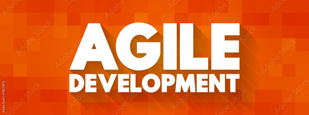 Poster agile development - any development process that is aligned with the concepts of the agile manifesto