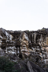 Fototapeta na wymiar rocks in the mountain