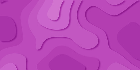 Obraz premium Luxury Papercut abstract background with pink colour smooth gradient Vector illustration. Light Pink curve line background pink vector overlap paper layer with white space for text and message design.