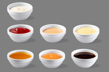 Assorted sauces