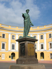 Monument to Duke Richelieu in Odessa, Ukraine	
