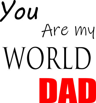 Happy father day vector illustration image clipart
