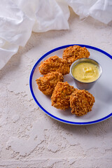 Nuggets with sauce