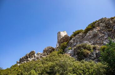 Ruind Castle of Asklipio on Rhodes