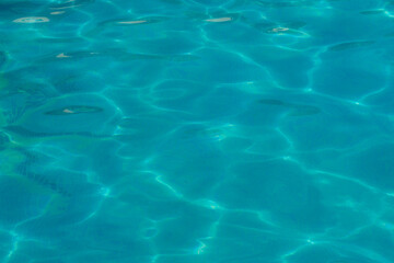 Water surface of the pool, texture, background.