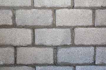 Texture brick and block masonry walls with plaster