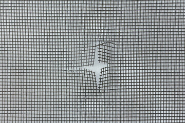 hole in mosquito net