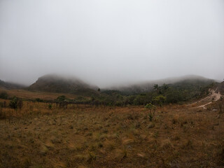 Fototapeta premium fog in the mountains