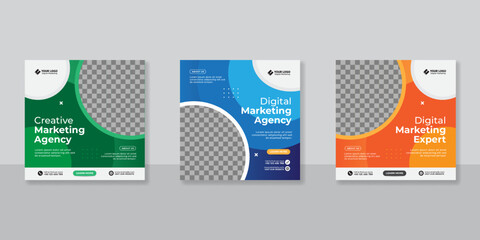 Social media template business agency for digital marketing and business sale promo. furniture or fashion advertising. banner offer. promotional mockup photo vector frame