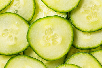 Raw Green Organic Cucumbers