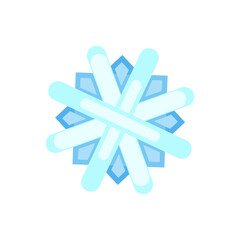 Illustration of snowflake.