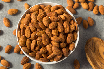 Raw Organic Brown Almonds