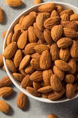 Raw Organic Brown Almonds